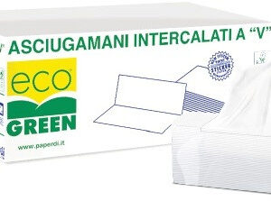 Paperdi Asciugamani Intercalati a V- V hajtogatott kéztörlő 2 rétegű