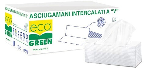 Paperdi Asciugamani Intercalati a V- V hajtogatott kéztörlő 2 rétegű