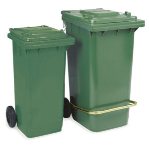 Bins szemetes 240 literes pedállal és kerékkel