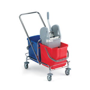 Roll fém felmosókocsi 50 literes